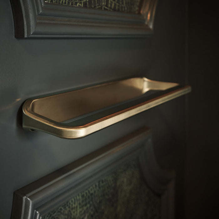 Levoir Mini Towel Bar - Wall Mount - 12" Brass/Luxe Gold
