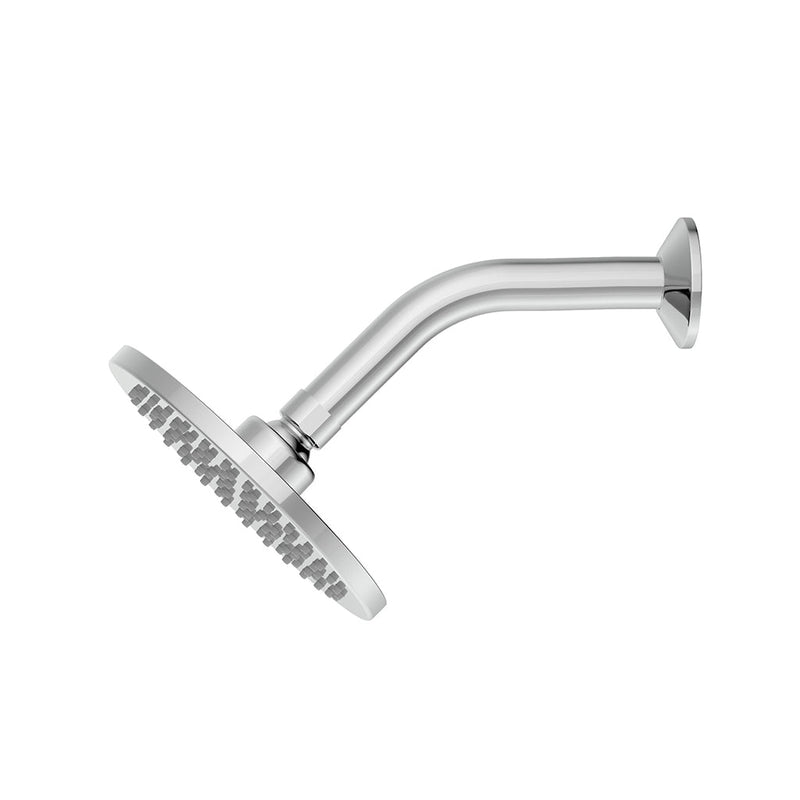 Metro 2-Way Pressure Balance Trim Complete Shower Set - Wall Mount - 06" Brass/Polished Chrome