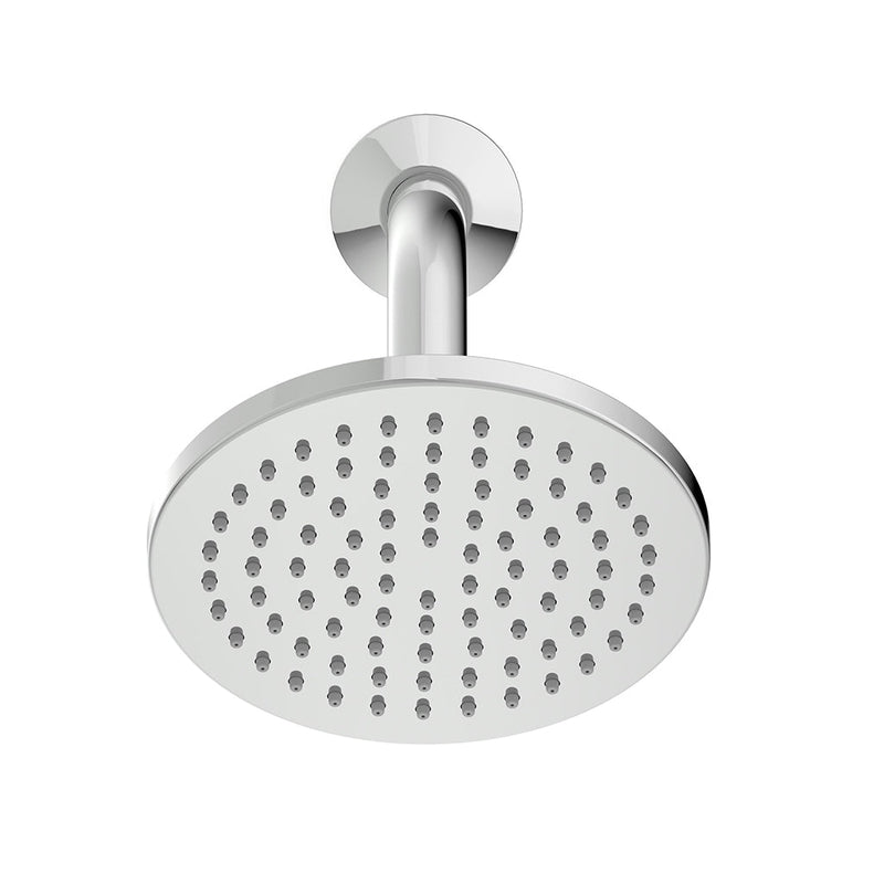 Metro 2-Way Pressure Balance Trim Complete Shower Set - Wall Mount - 06" Brass/Polished Chrome