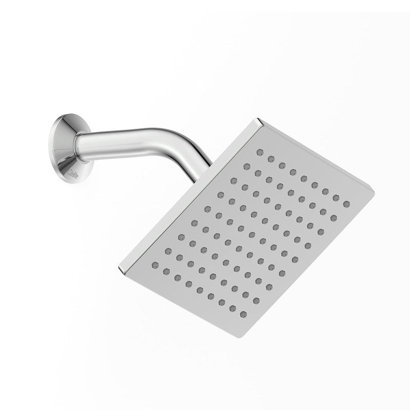 Devon 2-Way Shower Set With Hand Shower Set - Wall Mount - 6" Brass/Polished Chrome
