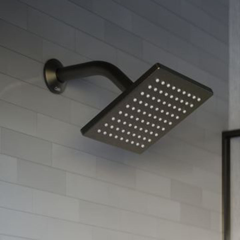 Acqua Complete Square Rainfall Shower Head - Wall Mount - 6" Abs/Polished Chrome