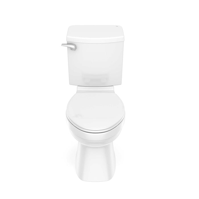 Supra Elongated Complete Single Flush Two Piece Toilet - Floor Mount - 14" Vitreous China/Gloss White