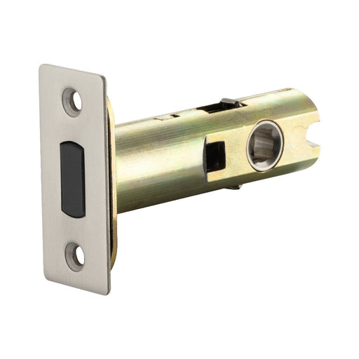 Magnetic Tubular Privacy Latch - Door Mount - 1" Steel/Brushed Nickel