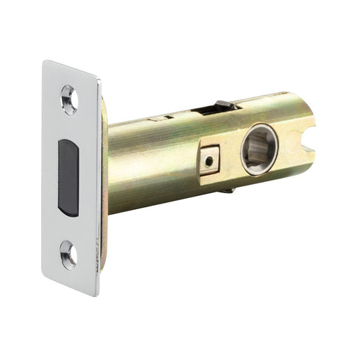 Magnetic Tubular Passage Latch - Door Mount - 1" Steel/Polished Chrome