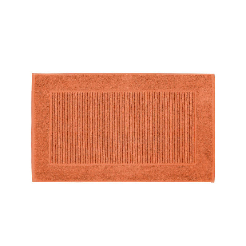Supreme Hygro Bath Mat - Floor Mount - 42" Cotton/Paprika