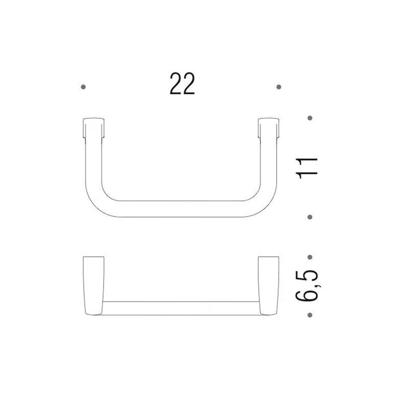 Lulu Towel Ring - Wall Mount - 9" Brass/Gold