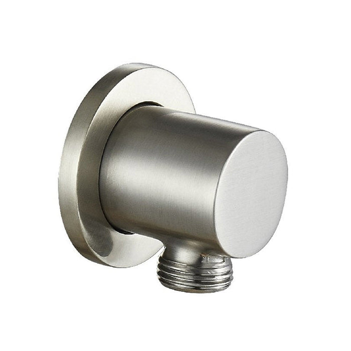 Metro Hand Shower Connector - Wall Mount - 2" Brass/Brushed Nickel