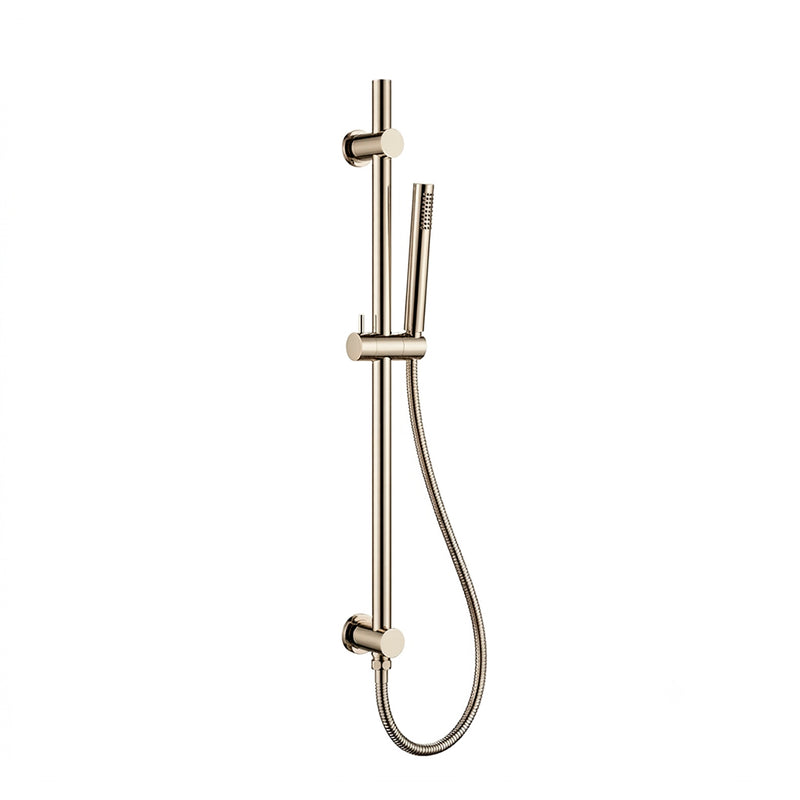 Metro Hand Shower Column Set - Wall Mount - Brass/Polished Nickel