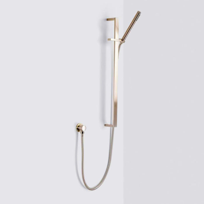 Metro Hand Shower Column Set - Wall Mount - 2" Brass/Polished Nickel