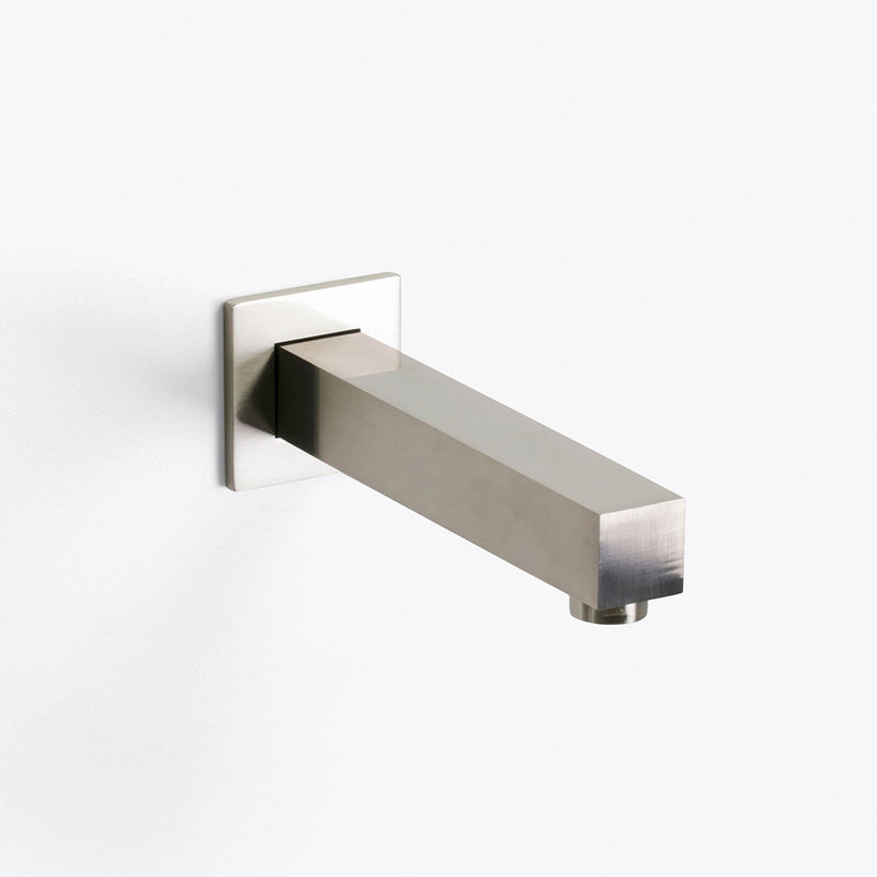 Devon 2-Way Shower Set With Tub Spout - Wall Mount - 8" Brass/Brushed Nickel