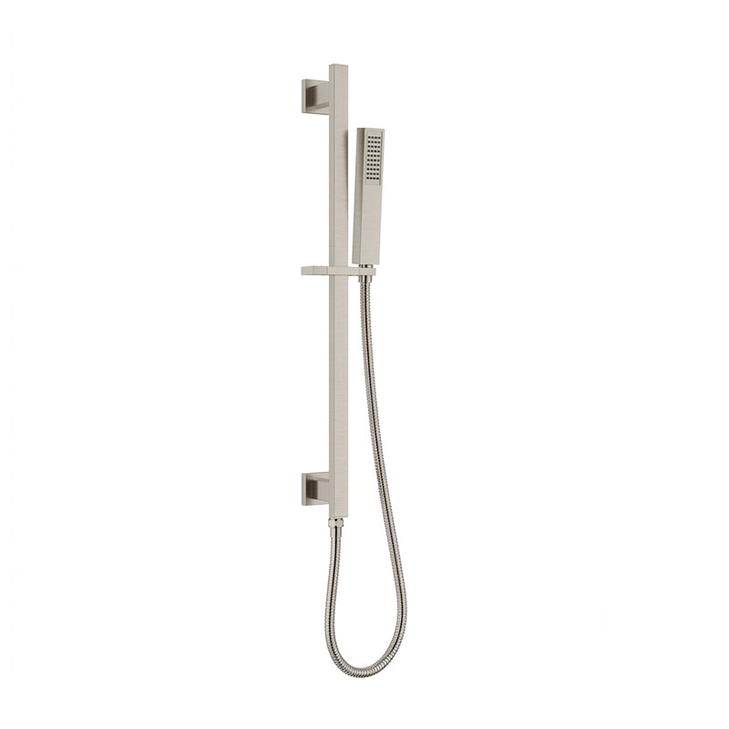 Devon 2 Way Pressure Balance Complete Shower Set - Wall Mount - 12" Brass/Brushed Nickel