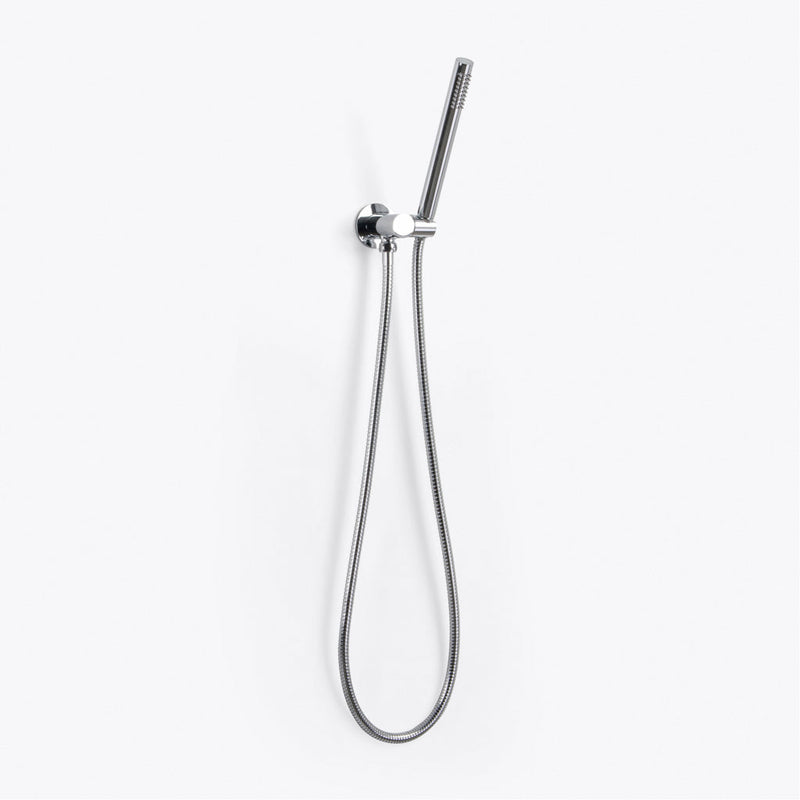 Metro 3-Way Thermostatic Trim Complete Shower Set - Wall Mount - 8" Brass/Polished Chrome