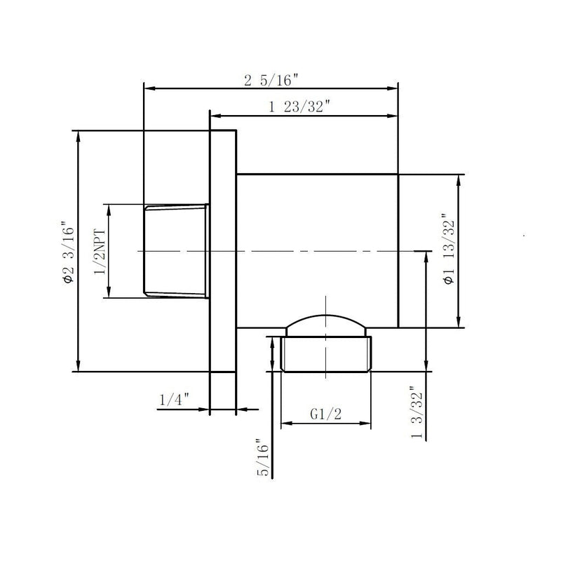 Metro 2-Way Sliding Bar And Head Included Complete Shower Set - Wall Mount - 12" Brass/Brushed Nickel