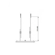 Metro 2-Way Hand Shower And Recessed Head Included Complete Shower Set - Ceiling Mount - 12" Brass/Polished Chrome