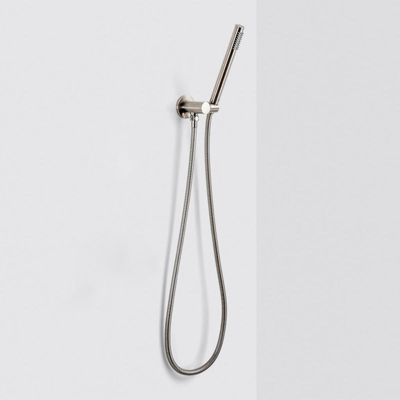 Metro 2-3 Way Thermostatic Trim Complete Shower Set - Wall Mount - 12" Brass/Brushed Nickel