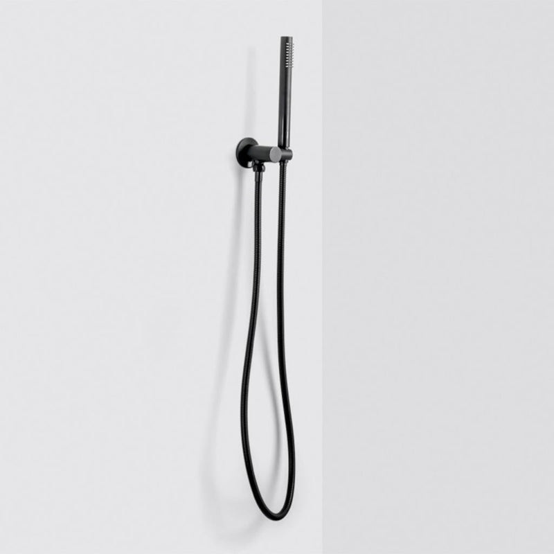 Metro 2-3 Way Thermostatic Trim Complete Shower Set - Wall Mount - 12" Brass/Matt Black