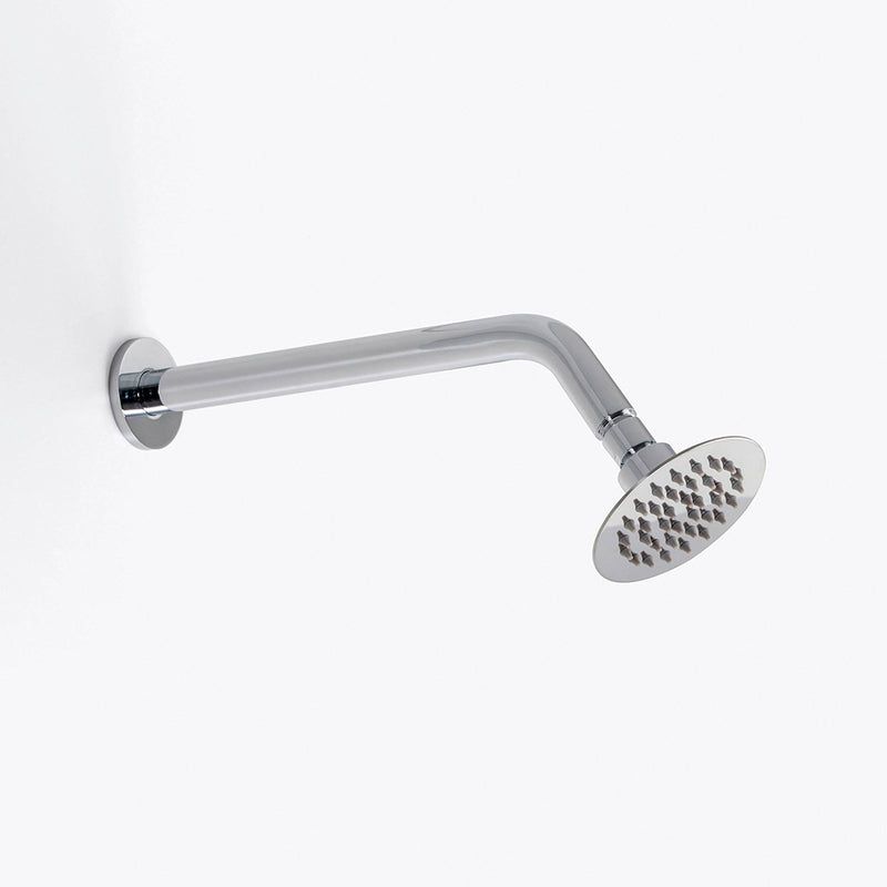 Metro 3 Way Thermostatic Complete Shower Set: 12" Ceiling & 4" Wall Mount Shower Heads with Handheld - Brass/Polished Chrome