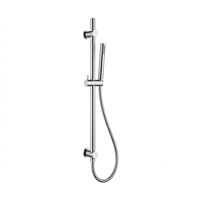 Metro 2 Way Pressure Balance Complete Shower Set - Ceiling Mount - 8" Brass/Polished Chrome