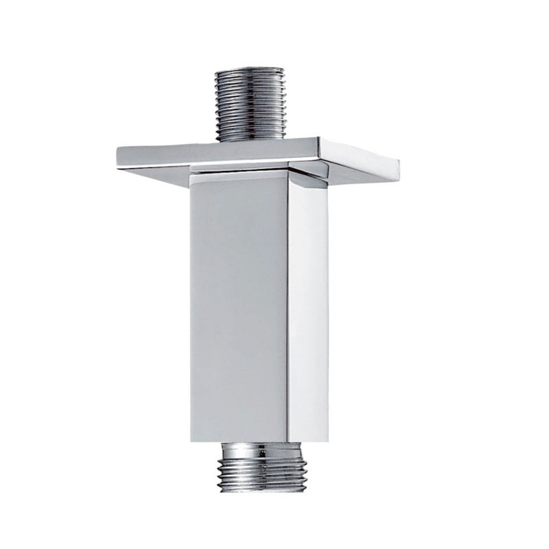 Devon Shower Arm - Ceiling Mount - 4" Brass/Polished Chrome