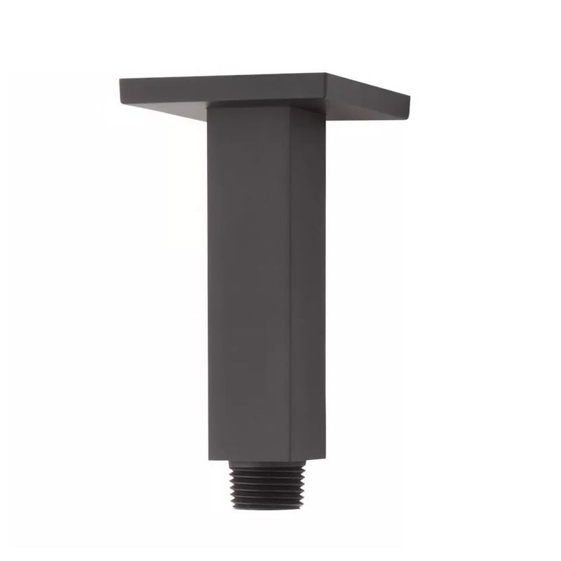 Devon Shower Arm - Ceiling Mount - 4" Brass/Matt Black