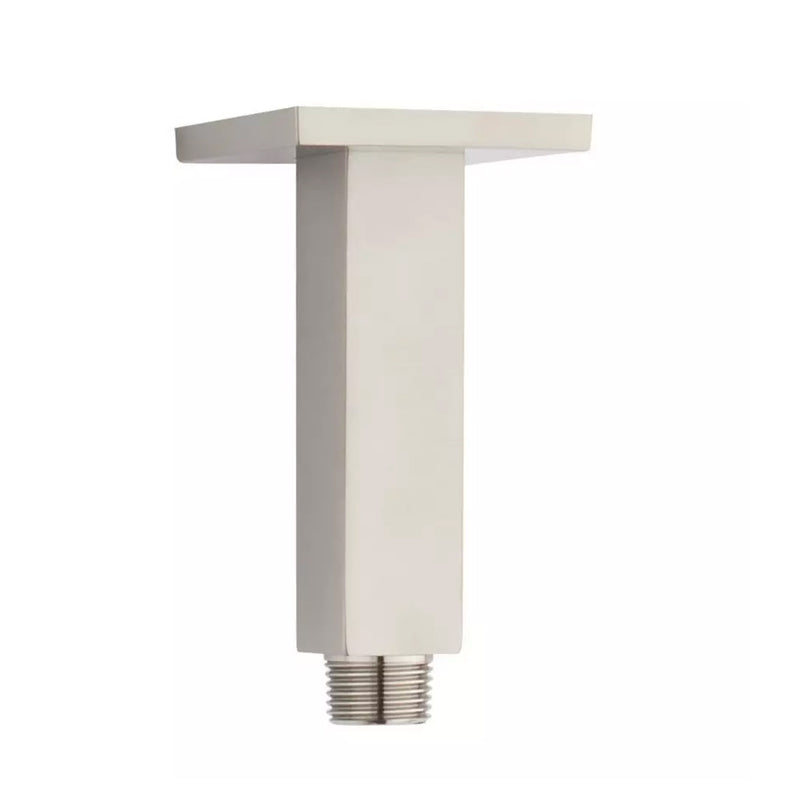 Devon Shower Arm - Ceiling Mount - 4" Brass/Brushed Nickel