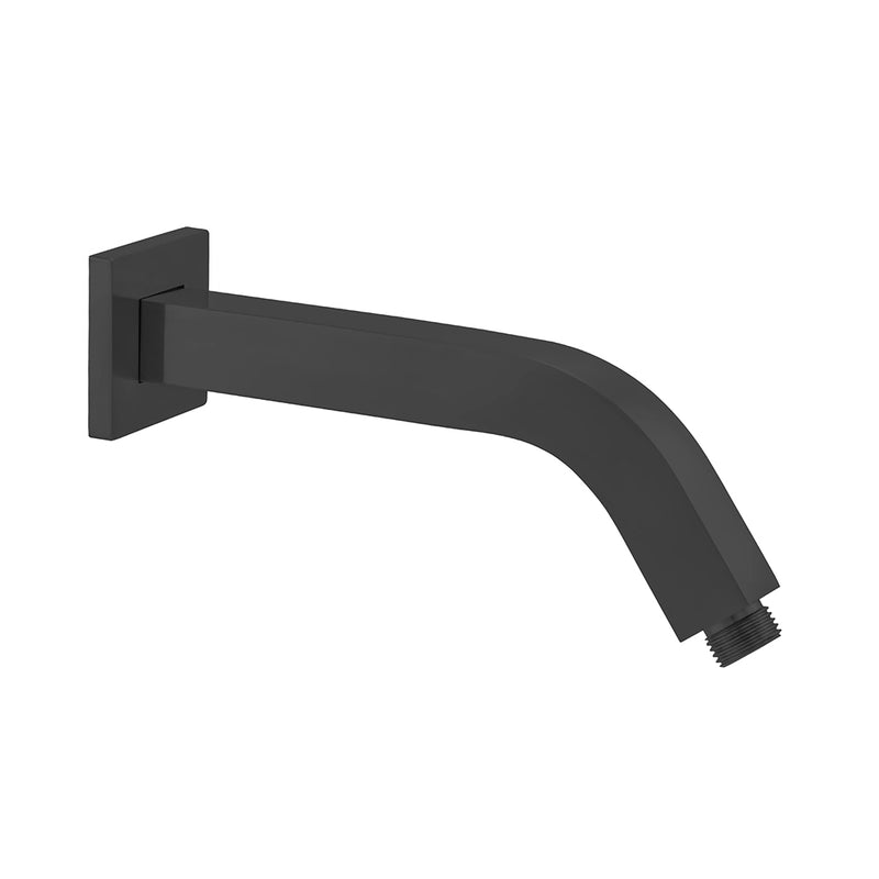 Devon 45 Degrees Shower Arm - Wall Mount - 8" Brass/Matt Black