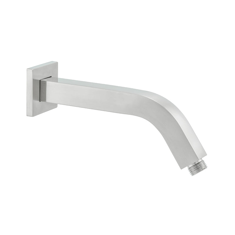 Devon 45 Degrees Shower Arm - Wall Mount - 8" Brass/Brushed Nickel