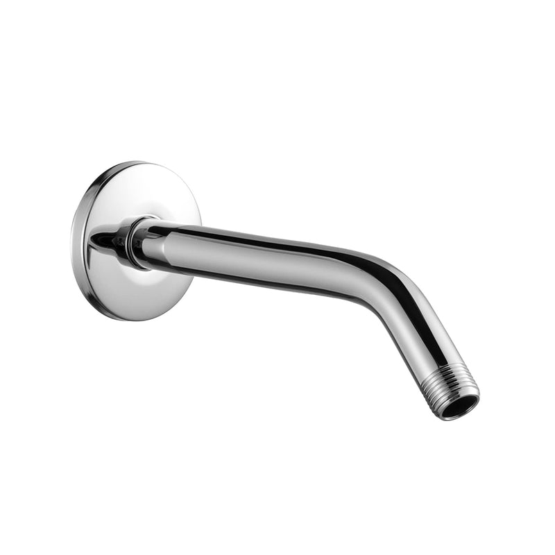 Metro 45 Degrees Shower Arm - Wall Mount - 12" Brass/Polished Chrome