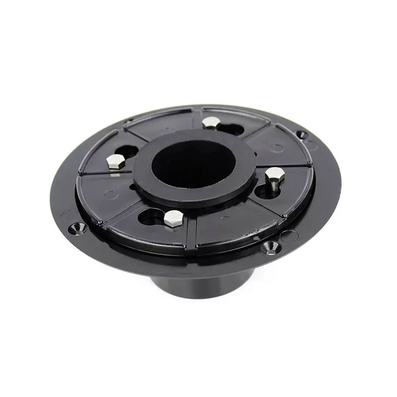 Flange Shower Drain - Floor Mount - 2" Abs/Black