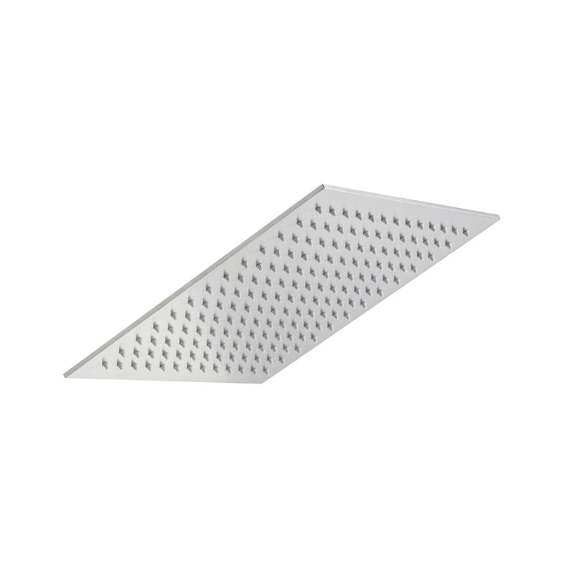 Devon Sharp Nozzles Shower Head - Wall Or Ceiling Mount - 12" Stainless Steel/Brushed Stainless Steel