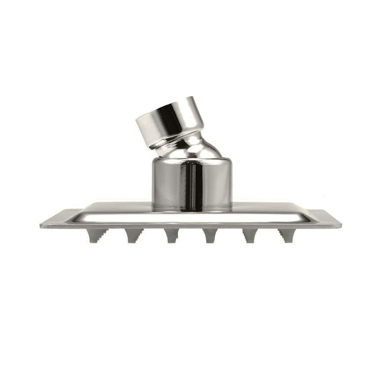 Devon Sharp Nozzles Slim Shower Head - Wall Or Ceiling Mount - 4" Stainless Steel/Brushed Stainless Steel
