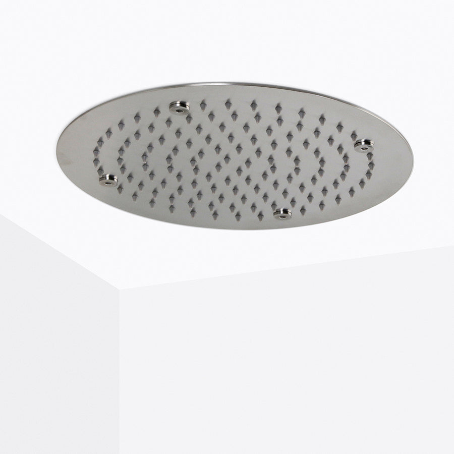 Metro Recessed Shower Head - Ceiling Mount - 12" Stainless Steel/Brushed Nickel