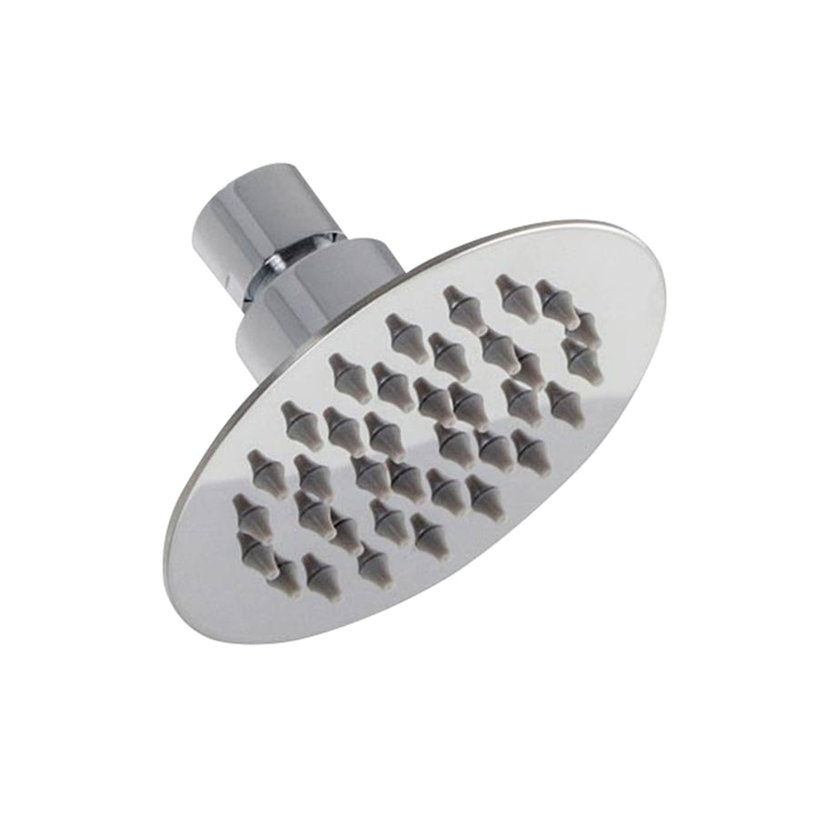 Metro Sharp Nozzles Slim Shower Head - Wall Or Ceiling Mount - 4" Stainless Steel/Polished Chrome