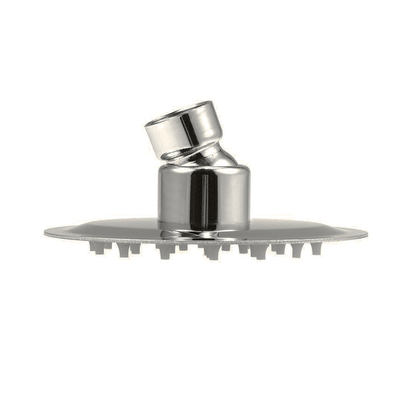 Metro Sharp Nozzles Slim Shower Head - Wall Or Ceiling Mount - 4" Stainless Steel/Brushed Stainless Steel