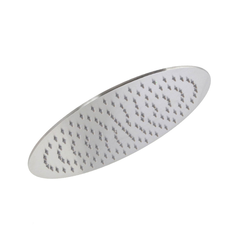 Metro Sharp Nozzles Shower Head - Wall Or Ceiling Mount - 12" Stainless Steel/Brushed Stainless Steel