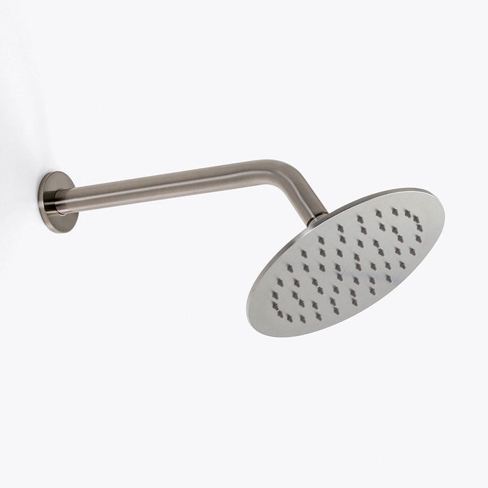 Metro Sharp Nozzles Shower Head - Wall Or Ceiling Mount - 8" Stainless Steel/Brushed Nickel