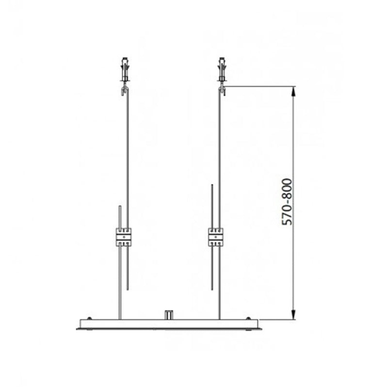 Metro Recessed Shower Head - Ceiling Mount - 16" Stainless Steel/Brushed Stainless Steel