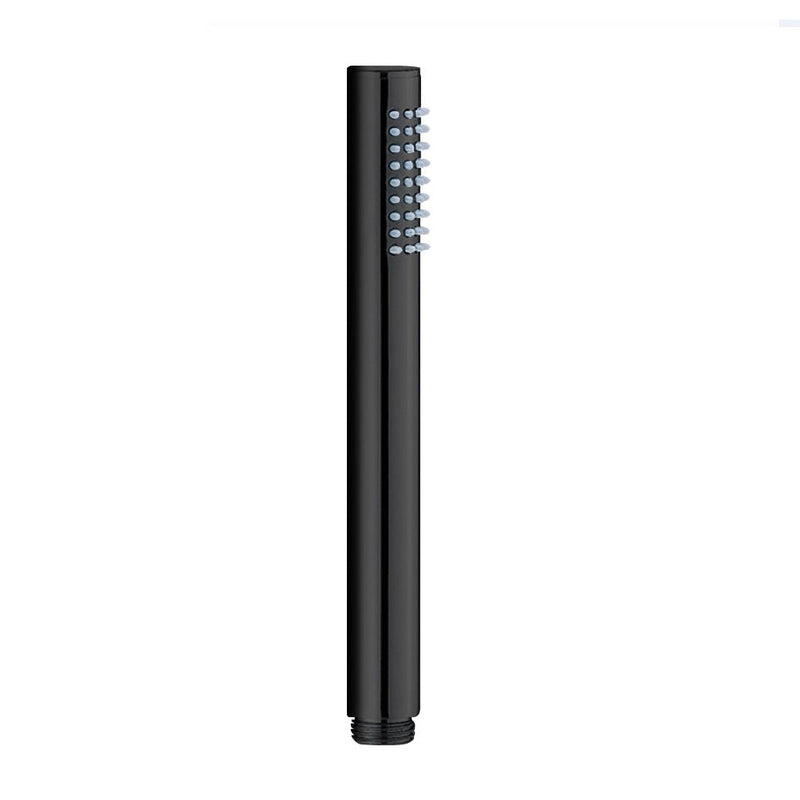Metro 2 Way Pressure Balance Shower Column Set with Shower Head & Hand Shower - Wall Mount - 8" Brass/Matt Black
