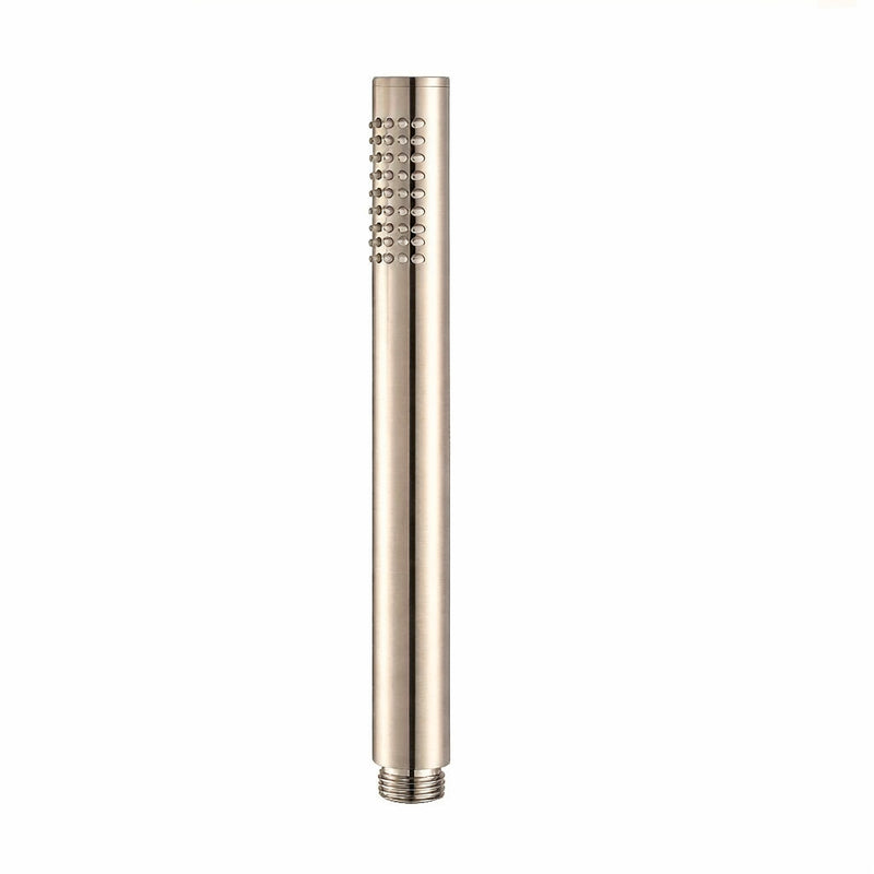 Metro 2 Way Pressure Balance Shower Column Set with Shower Head & Hand Shower - Wall Mount - 8" Brass/Polished Nickel