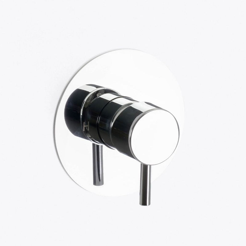 Metro 2 Way Pressure Balance Shower Column Set with Shower Head & Hand Shower - Wall Mount - 12" Brass/Polished Chrome
