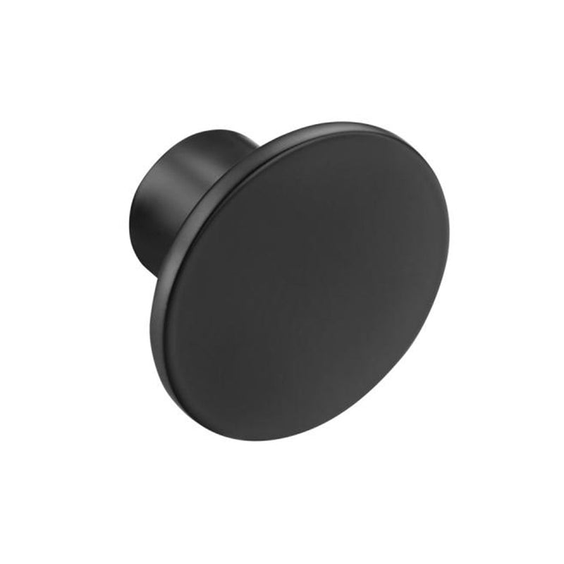 Black And White Hook - Wall Mount - 2" Brass/Matt Black