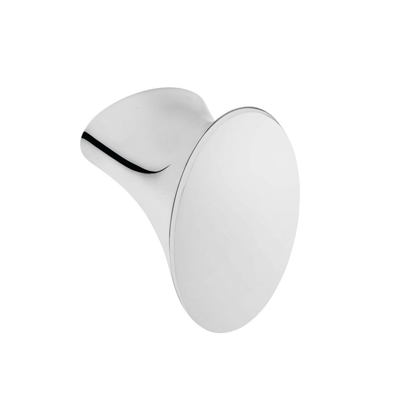 Belle Hook - Wall Mount - 2" Brass/Polished Chrome