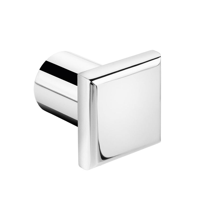 Kubic Class Hook - Wall Mount - 2" Brass/Polished Chrome