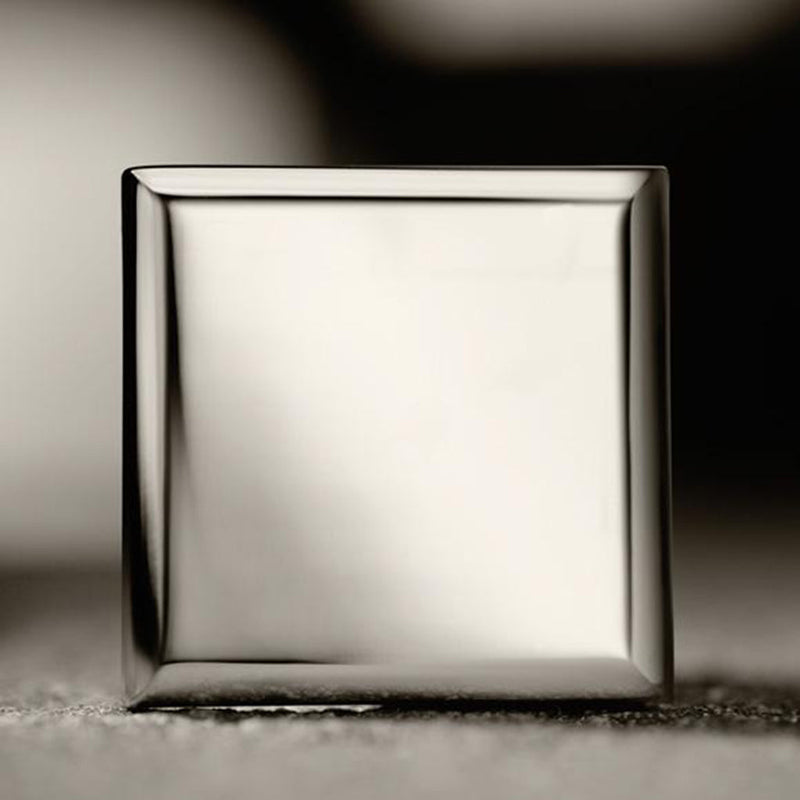 Kubic Class Hook - Wall Mount - 2" Brass/Polished Chrome