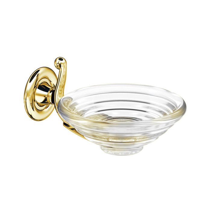 Windsor Soap Dish - Wall Mount - 6" Brass/Gold