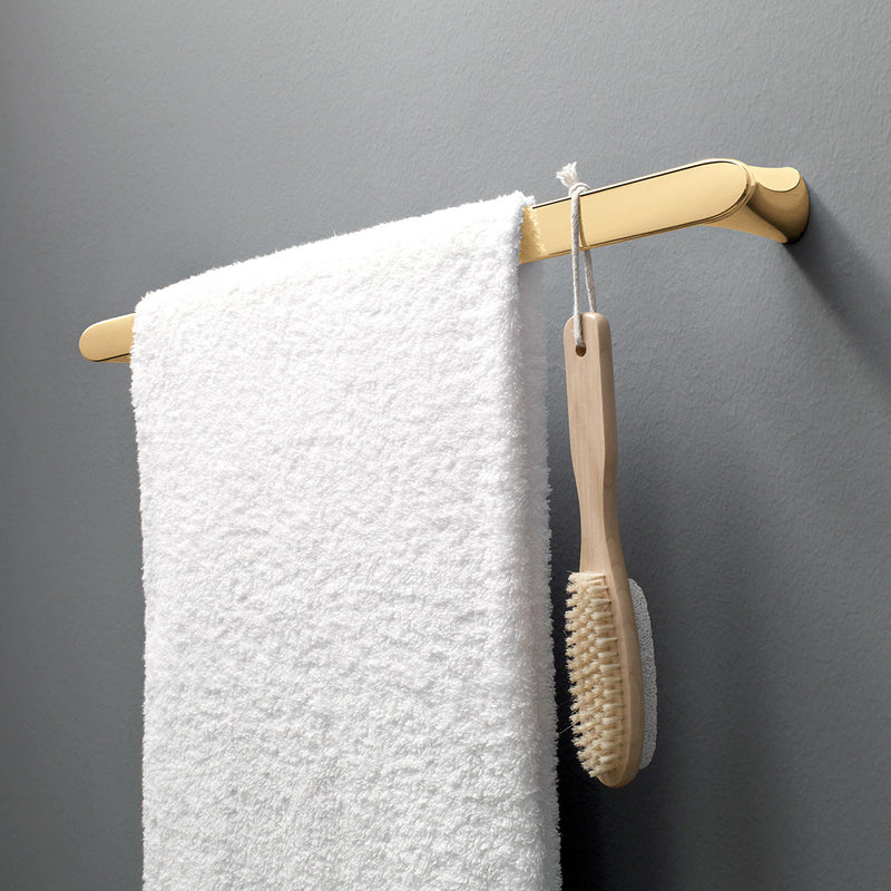 Belle Towel Bar - Wall Mount - 16" Brass/Gold