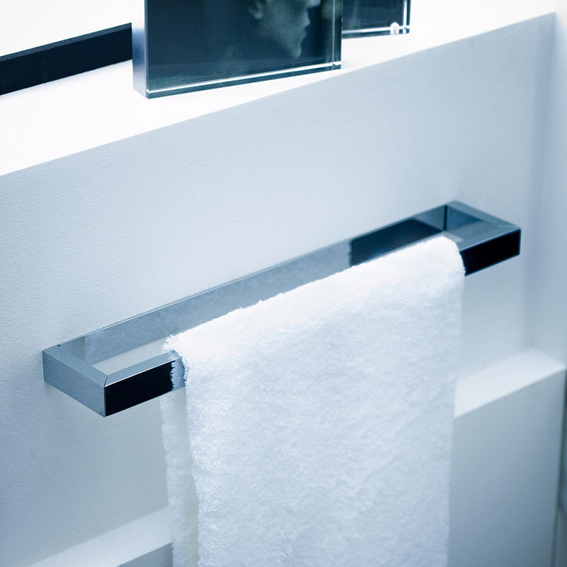 Urban Towel Bar - Wall Mount - 12" Brass/Polished Chrome