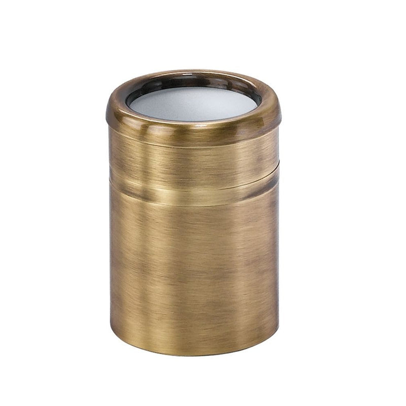 Windsor Toothbrush Holder - Free Standing - 4" Brass/Antique Brass