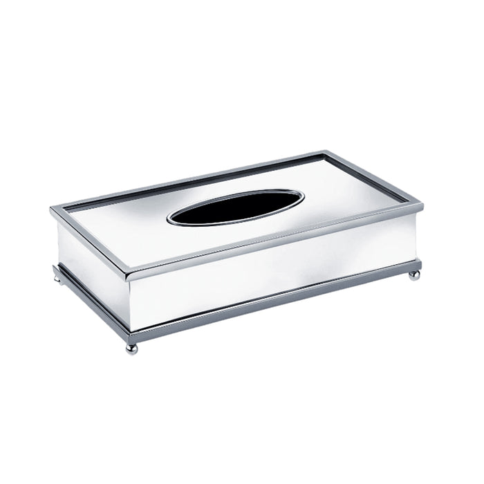 Windsor Tissue Box - Free Standing - 10" Stainless Steel/Polished Chrome