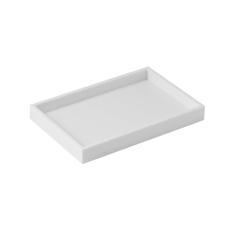 Bathlife Tray - Free Standing - 7" Acrylic/White
